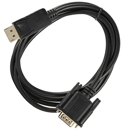 Operitacx 1.8m Cable De Conversión Vga para Monitor Adaptador De Displayport Vga Cable De Monitor para Ordenador Portátil Pc De Escritorio