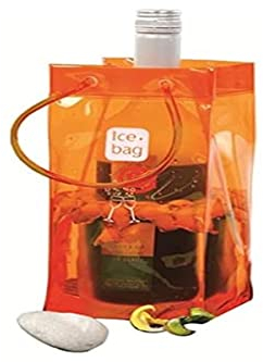 Gimex 17403 Ice Bag Basic Rafraîchisseur 1 Bouteille Orange