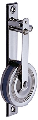 jarolift Avvolgitore Standard a Vite per Cinghia Tapparelle di Lunghezza 11 m e Larghezza 23 mm, in Acciaio Nichelato Lucido