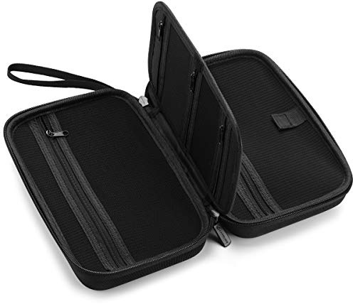 Caseling Universal elektronik/tillbehör hård reseorganisatör bärväska, 9,8 x 5,6 x 2,8 cm - svart
