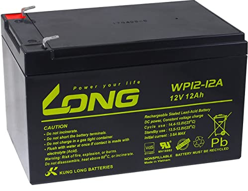 Powery KungLong Batería Plomo WP12-12A VDS