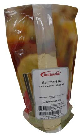 Senfmehl gemahlen und teilentölt, 1kg