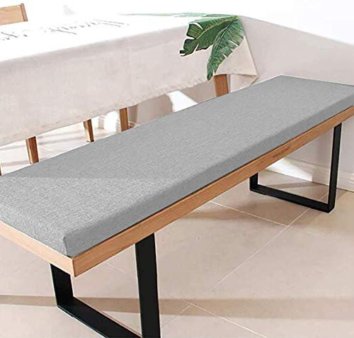 Yinn Dickes Schaumstoff-Bankkissen, 5 cm dick, Bank-Auflage, waschbar, für Innen- und Außenbereich, Möbel-Sitzkissen für Küchenbank/Holz, Rattan, Metallbank/Schaukel