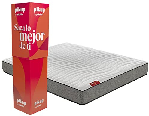 PIKOLIN Colchón PIKUP Live | Viscoelástico y Espuma HR | Firmeza Alta | Altura 22cm | Confort Alto | Ventilación Alta | 160x200