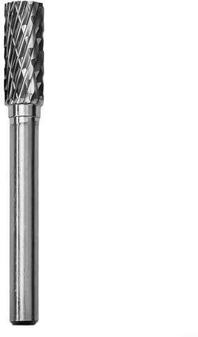 Lima giratoria de carburo, cabezal de fresa de metal, vástago de 6 mm, (8 mm)