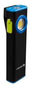 Högert Technik Mini-Taschenlampe 800 lm, 5 Lichtmodi, COB-LED, Magnet- und Clipbefestigung, IP54 Staub- und Wasserschutz, USB-C-Ladung, Aluminiumgehäuse, 10h Laufzeit