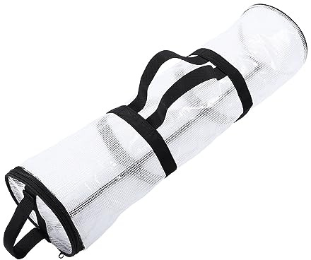 HOMOCONO Weihnachts Geschenkpapier Aufbewahrungstasche Mit Mehreren Fächern Langlebiges Material Transparent Für Platzsparende Organisation Im Schrank Dem Bett