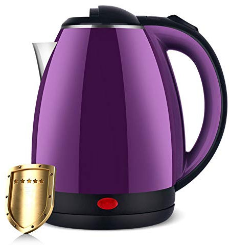 NTALJC Kettle électrique 1500W Bouilloire Rapide 100% bpa en Acier Inoxydable Libre Kettle, 2L (Couleur: Rose) Vision