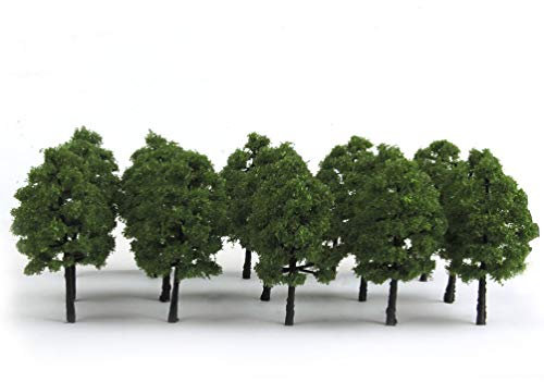 YARNOW Alberi - 80 Pezzi Di Alberi In Scala N Per Fai Da Te Modellismo Paesaggio 1 5 X 3 5 Pollici