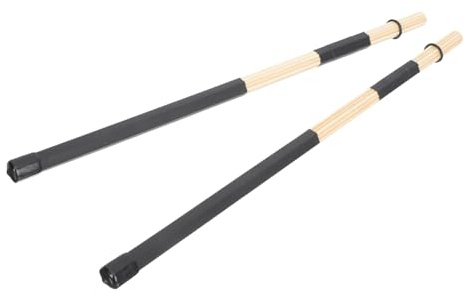 LIGHTAOTAO Drumsticks mit Glatter Oberfläche und Komfortablem Griff für Schlagzeugzubehör und Bühnenperformance in Schwarz