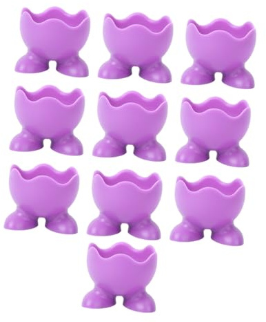 INOOMP 10pezzi Portauovo in Silicone Vaporiera Resistente al Calore Utensile per Cuocere Vapore e Bollire Le Uova Tazza per Uova da Cucina