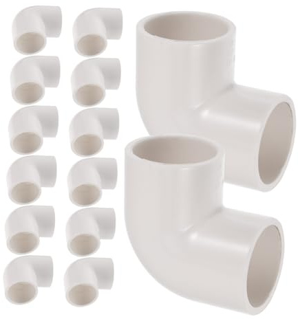 AKOOSY 20 pezzi Raccordi in Plastica Gomito per Adattatori Riutilizzabili per Impianti Irrigazione e Idraulici Leggeri e Resistenti per Agricolo e