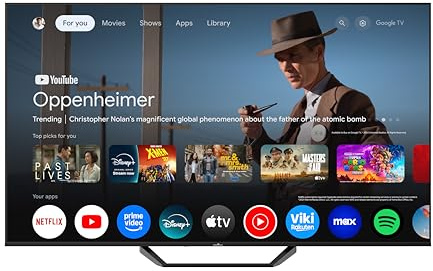 Smart Tech TV QLED 4K UHD 65' (164 cm) 65QG06K3 Google TV- 4xHDMI - 2xUSB - Son Dolby Digital Plus 2 * 10 Watts