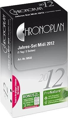 Chronoplan 50532 Kalendereinlage 2022, Jahres-Set Midi mit Tagesplänen (96x172mm), Ersatzkalendarium, ideal für professionelle Tagesplanung inkl. Notizen, Universallochung (1 Tag auf 2 Seiten), weiß