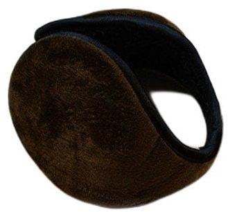 CareforYou® Unisex-Ohrenschützer für den Winter, Fleecebezug, Braun