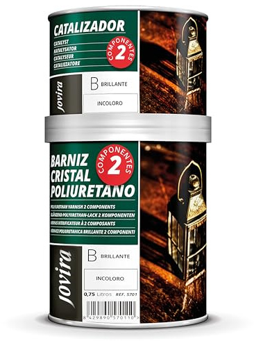 JOVIRA PINTURAS Vernice Poliuretanica per vetro lucida 2 Componenti (750 Millilitres)