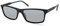 Timberland TBA9268 Herren Sonnenbrille, Casual Sonnenbrille in Leichtem Design, Rechteckige Linsenform, Rauchfarbene Polarisierte Gläser, Mattes Schwarz