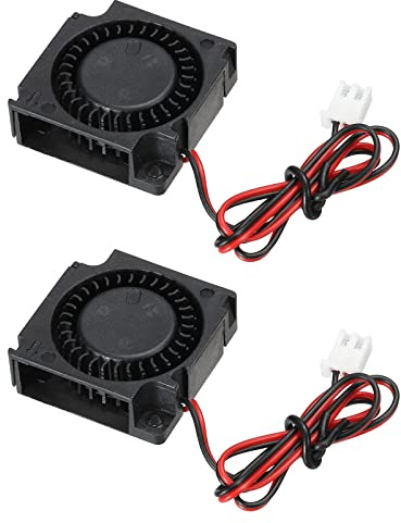 sourcing map DC Bürstenloser Lüfter-Kühler 3010 30 x 30 x 10 mm DC12 V 0,1 A für Laptop CPU GPU Grafikkarte 3D-Drucker 2 Stück