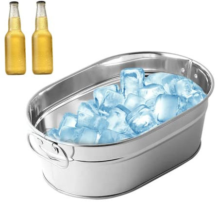 Bac et seau en acier inoxydable pour boisson et glace