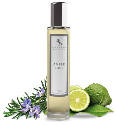 Arabian Opulence FR5 AMBER OUD Roll-on Parfümöl | Konzentriertes Parfüm Körperöl | Langanhaltendes Parfüm auf Ölbasis für Männer und Frauen | Reisegröße Alkoholfreies Parfümöl Flasche (15ml)