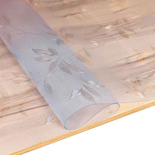 ANRO Pellicola protettiva per tavolo con struttura per tavoli in vetro lucido e protezione da tavolo, 1,5 mm, 180 x 90 cm