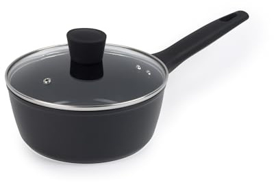 Russell Hobbs Verde Thermocollar 20 cm Kochtopf mit Deckel - gesunde keramische Antihaftbeschichtung, PFAS-frei, aus recyceltem Aluminium, Induktionstopf, Temperaturanzeige Kochgeschirr