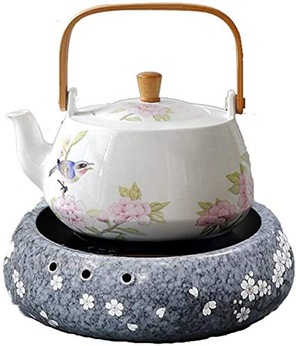 CGCSYZ 2L Nouvelle bouillotte en céramique à Faible Bruit Mise Hors Tension Intelligente Isolation Intelligente thé à Infusion Rapide, Soupe au café, Maison de Bureau/Rose (Rose)
