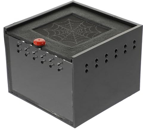 Happyyami Reptilien Terrarium Mit Belüftung Transparente Fütterungsbox Für Reptilien Und Insekten Geeignet Für Spinnen Schildkröten Geckos Und