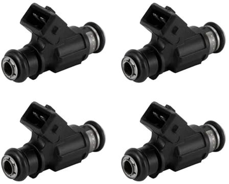 Harnstoffeinspritzung Für Mercury Für Marine EFI 4 Takt 30, 40, 50, 60 PS 2002-2005 2006 2007 2008 2009 2010 4X Neue Kraftstoff Injektor Motoren 25342385 93345842 Einspritzventil Für Autos