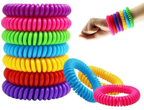 AEIOPRS 10 braccialetti a molla adatti a bambini e adulti che possono essere utilizzati per il campeggio l'escursionismo e lo sport