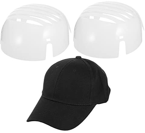 HOLIDYOYO Universal Bump Cap Insert for Baseball Hats Comfortable Pe and Cotton Material Protective Helmet Liner Insert for Industrial Safety Work