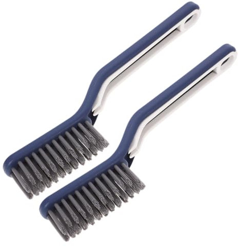 TOPPERFUN Cepillos de Limpieza de Cocina Cerdas Duras y Plástico Juego de 2 Adecuado para Eliminar Suciedad Difícil para Limpiar Estufas, Hornos y Baños