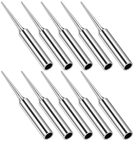 10 PCS Soldering Iron Tips, 900M Soldering Tips, Solder Tip Replacement Kit Use for All Products (900M-T-I)