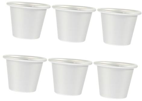 DOITOOL 6 pezzi Stampi per Budini in Alluminio Formine Torte Circolari Antiaderenti per Pudding e Dolci Strumenti da Cucina Resistenti al Calore per Forno e Gelati