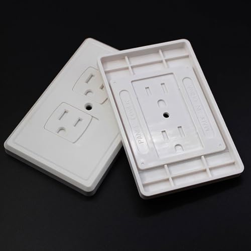 MOTHNUR 3 pezzi Coperture Sicurezza Prese Elettriche con Chiusura Automatica Anti-elettrocuzione per Protezioni Adatte per Casa Scuola e Uffici Design Auto-ribaltante e Antigraffio
