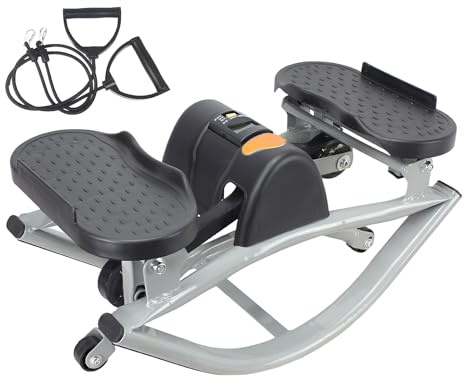 Treppen-Stepper, tragbares Beintrainingsgerät mit elastischem Band | Fitnessgerät Core Stepper – für Gesäß, Bauchmuskeln und unteren Körper, Männer, Frauen und Senioren