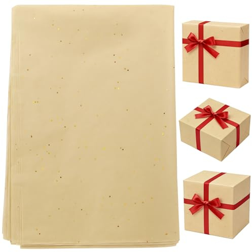 12 Hojas de Papel de Seda Brillante de Color Marrón para Envolver Regalos, 50x70 cm, Papel de Seda con Efecto Destellante para Ramos de Flores, Manualidades Creativas y Decoración de Fiestas