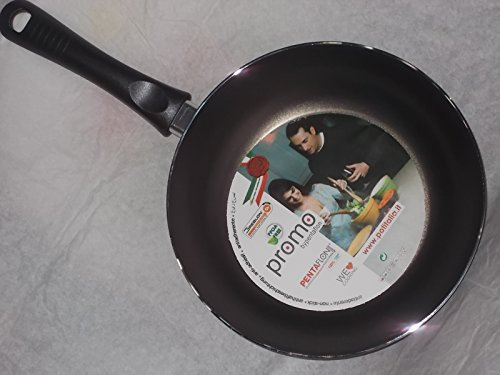 Padella con fondo antiaderente bordo alto Made in Italy diametro 24 cm