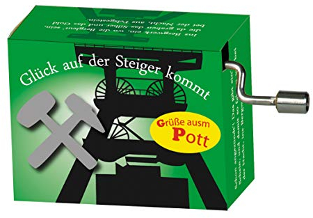 Fridolin Spieluhr/Music Box Steigerlied, grün