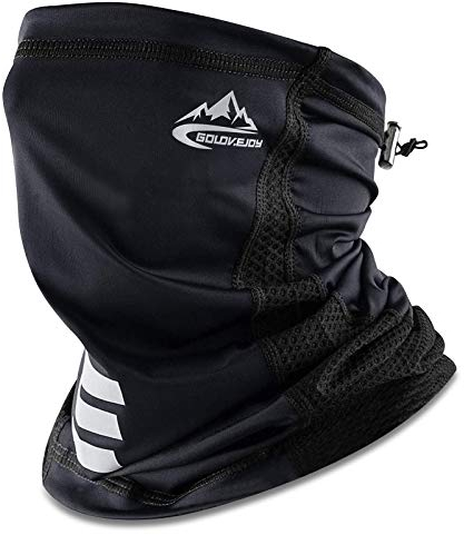 Winter Neck Warmer Neck Gaiter Ski Snood for Men with Thermal Fleece Waterproof Fabric, Face Covering Multifunction Headwear Elastic Tube Face Scarf Face Shield for Sports Cycling Skiing, Running
