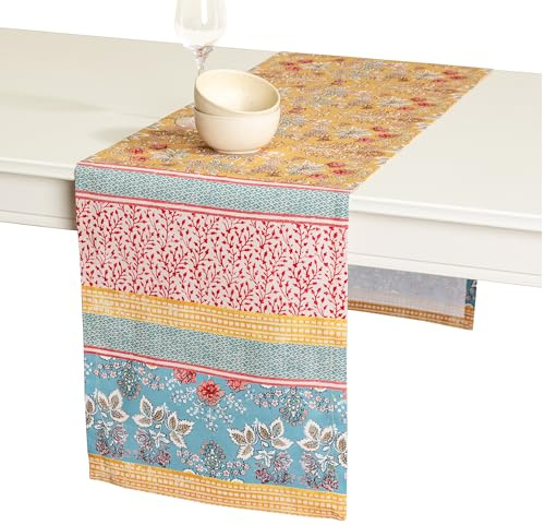 Maison d'Hermine Tischläufer, 100 % Baumwolle, einlagig, 150 cm lang, für Zuhause, Küche, Esszimmer, Party, Hochzeit, Brautparty, Frühjahr Sommer (Marquise, 50 cm x 150 cm)