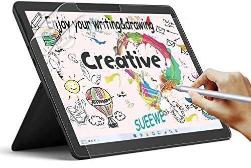 SUEEWE 2 Stück Like Matte Paper Folie für 10 Microsoft Surface Go 4/3/2/1 | [Blendfreiem] PET Papier Gefühl schutzfolie zum Zeichnen, Schreiben, Skizzieren