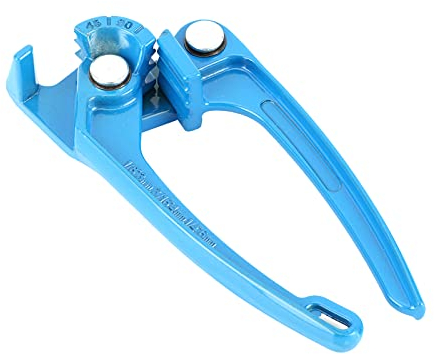 Tbest Tube Benders, 3/16 Line Bender Pipe, 4Mm Tubing Benders Radius Bender 1/8In 3/16In 1/4In Tubing Fuel Brake AC Refrigerant Line Bending Tool Blue Fuel Brake Refrigerant Line Bending