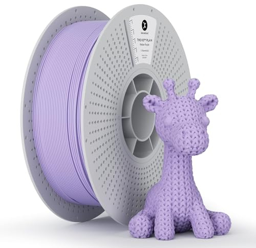 kexcelled Macaron Rattan Violett Matte PLA Filament, 1,75mm, 1kg | Matt Textur Finish Farbe, 3D Druck Ästhetische Materialien, Maßgenauigkeit +/- 0,03mm, für FDM 3D Drucker, AMS Kompatibilität