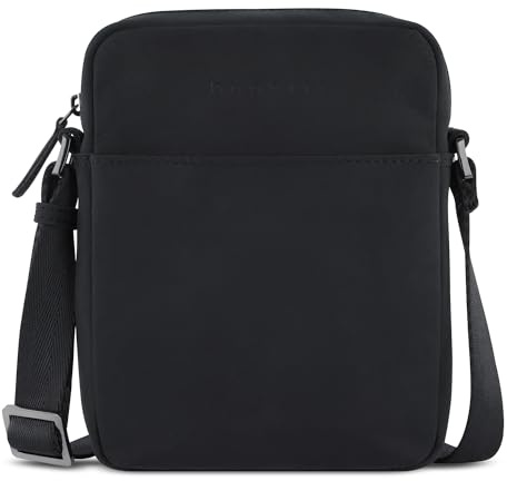 bugatti Luca kleine Schultertasche aus echtem Leder, Cross-Body Umhängetasche