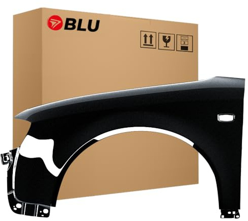 BLU Kotflügel Passend für Audi A4 B6 LZ9W Links Schwarz | 2000-2004 | Vorderseite Vorne | Lackiert | Einbaufertig