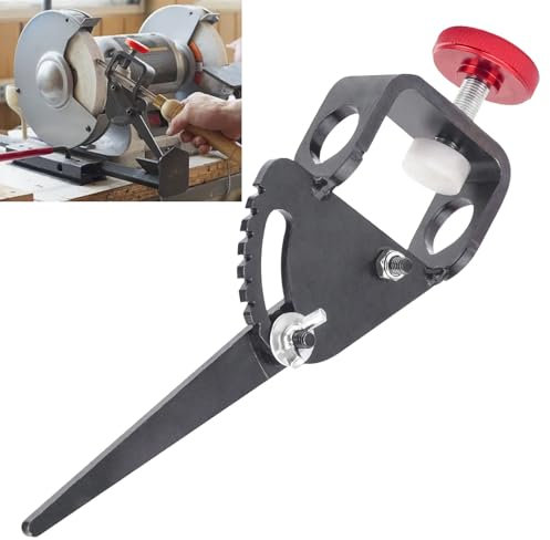 Vari-Grind Attachment, Woodturning Tool for Wolverine Grinding Jig Replace, Enhanced Clamping Mechanism Holds Tools Firnly and Prevents Rolling. Works with Tools Up to 3/4in Diameter