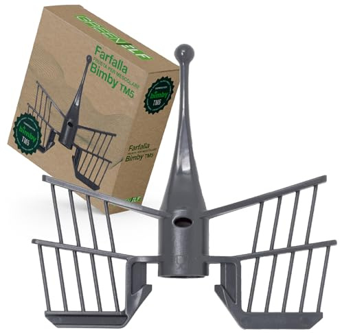 Farfalla Bimby TM5, Frusta per Mescolare Compatibile per Bimby, Accessorio Bimby TM5 Indispensabile, Agitatore in ABS Alimentare, Monta come l’Originale, Sicuro e Facile da Usare
