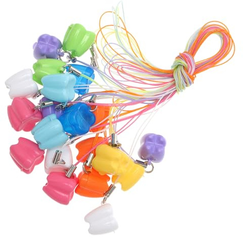 Toyvian Caja de Plástico para Guardar Dientes de Leche Niñas 24 Ranuras Individuales Tapa Hermética Contenedor Portátil Multicolor para Recuerdos Infantiles y Organización Segura