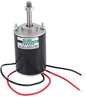ISTOVO Xd-3420 30W Haute Vitesse Cw/Moteur À Courant Continu À Aimant Permanent Ccw Pour Générateur Diy (Dc 12V 3000Rpm)